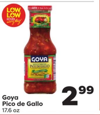 Weis Markets Goya pico de gallo offer