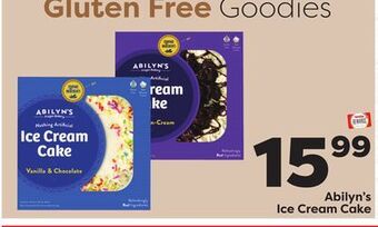 Weis Markets Abilyn's ice cream cake offer