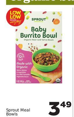Weis Markets Sprout meal bowls offer