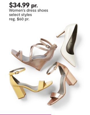 JC Penney Women's dress shoes offer