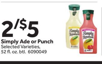Stop&Shop Simply ade or punch offer