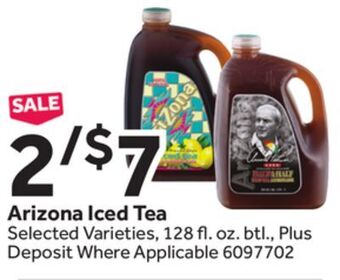 Stop&Shop Arizona iced tea offer