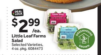 Stop&Shop Little leaf farms salad offer