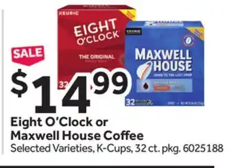 Stop&Shop Eight o'clock or maxwell house offer