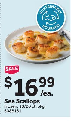 Stop&Shop Sea scallops offer