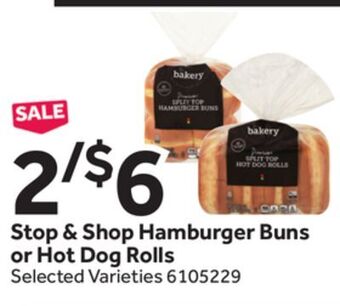 Stop&Shop Stop & shop hamburger buns or hot dog rolls offer