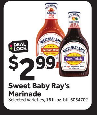 Stop&Shop Sweet baby ray's marinade offer