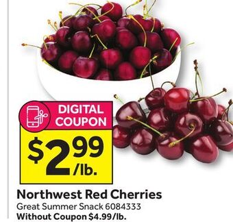 Stop&Shop Northwest red cherries offer