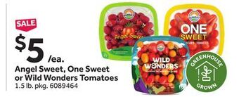 Stop&Shop Angel sweet, one sweet or wild wonders tomatoes offer