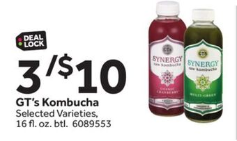 Stop&Shop Gt's kombucha offer