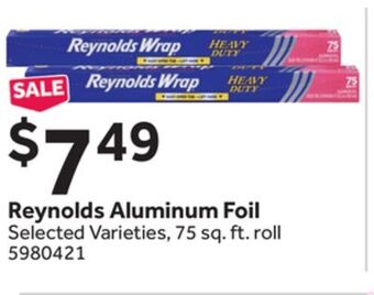 Stop&Shop Reynolds aluminum foil offer