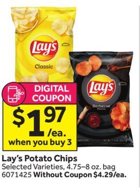 Stop&Shop Lay's potato chips offer