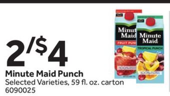 Stop&Shop Minute maid punch offer