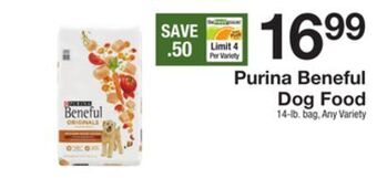 The Fresh Grocer Beneful dog food offer