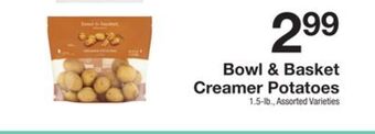 The Fresh Grocer Creamer potatoes offer