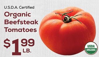 DeCicco & Sons Organic beefsteak tomatoes offer