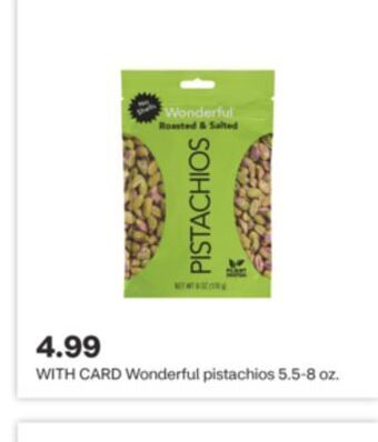 CVS Wonderful pistachios offer