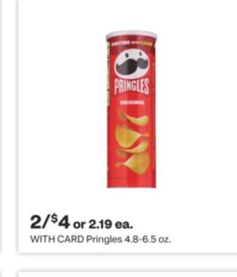 CVS Pringles 4.8-6.5 oz. offer