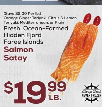 DeCicco & Sons Salmon satay offer