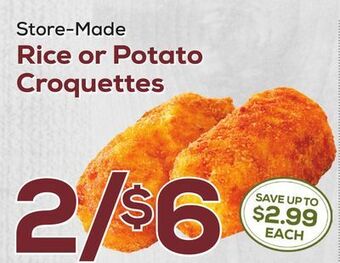 DeCicco & Sons Rice or potato croquettes offer
