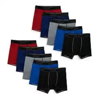 Kohl's Boys 6-20 hanes ultimate® 10-pack lightweight boxer briefs with cool comfort® offer