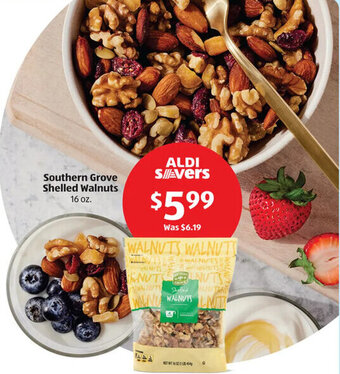 Southern Grove Shelled Walnuts 16 oz.
