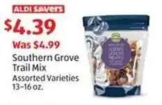 Aldi Southern Grove Trail Mix Assorted Varieties 13-16 oz. offer