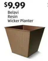 Aldi Belavi Resin Wicker Planter offer