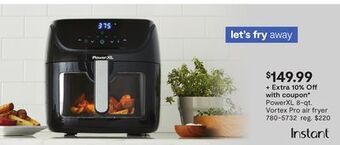 JC Penney Powerxl 8-qt. vortex pro air fryer offer