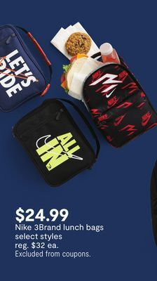 JC Penney Nike 3brand lunch bags offer