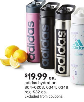 JC Penney Adidas hydration offer