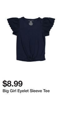 TJ Maxx Big girl eyelet sleeve tee offer