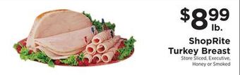 ShopRite Turkey breast offer
