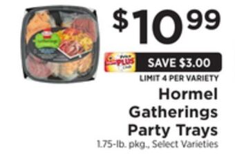 ShopRite Gatherings party trays offer