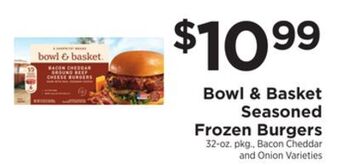 ShopRite Seasoned frozen burgers offer