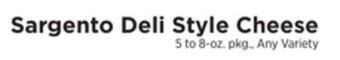 ShopRite Deli style cheese offer