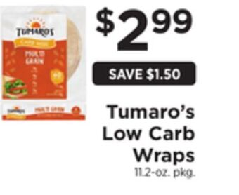 ShopRite Low carb wraps offer