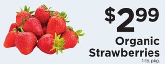 ShopRite Organic strawberries offer
