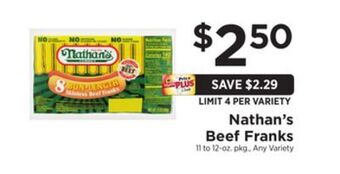 ShopRite Beef franks offer
