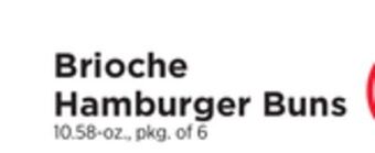 ShopRite Brioche hamburger buns offer