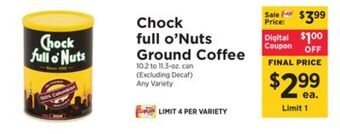ShopRite Ground coffee offer