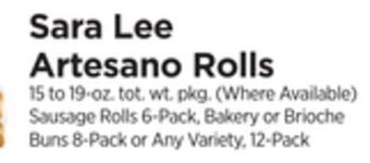 ShopRite Artesano rolls offer