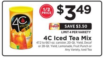 ShopRite Iced tea mix offer