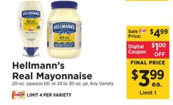 ShopRite Real mayonnaise offer