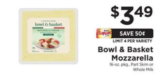 ShopRite Mozzarella offer