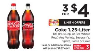 ShopRite 1.25-liter offer