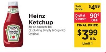 ShopRite Ketchup offer