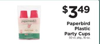 ShopRite Plastic party cups offer