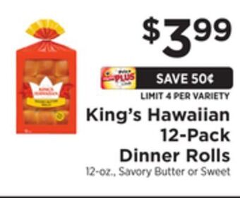 ShopRite 12-pack dinner rolls offer