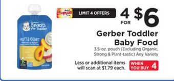 ShopRite Toddler baby food offer
